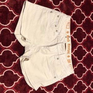 rock revival white shorts